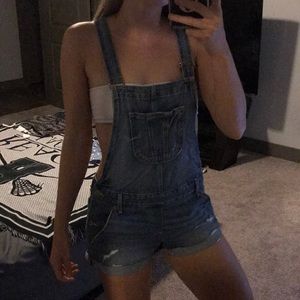 Overall shorts